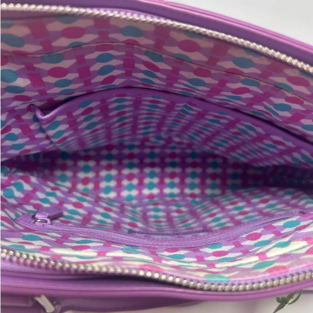 Vera Bradley‎ Women's Lilac Composition Satchel Adjustable Straps